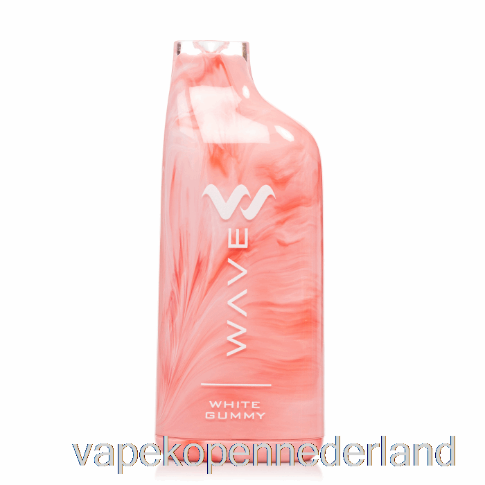 Elektronische Sigaret Vape Wavetec Wave 8000 Wegwerp Witte Gummy
